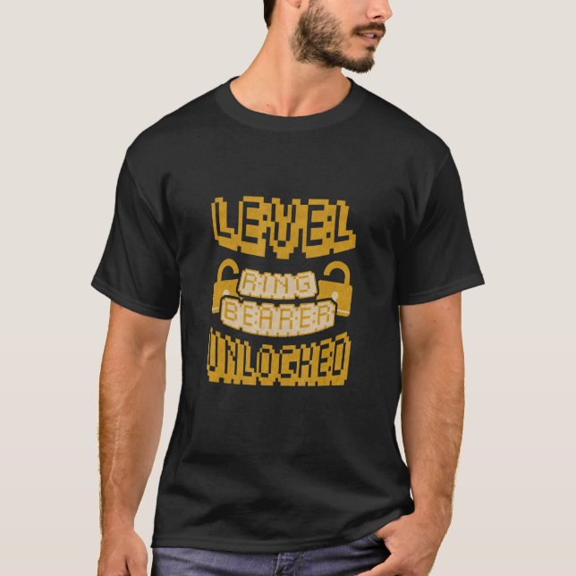T-shirt Porte-bague Mariage de sécurité Cotillion Ring (Devant)