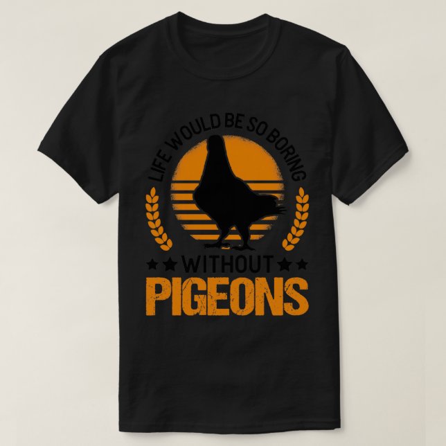 T-shirt Porte-cadeau Pigeon (Design devant)