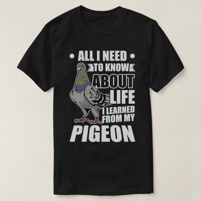 T-shirt Porte-cadeau Pigeon Fancier 3 (Design devant)