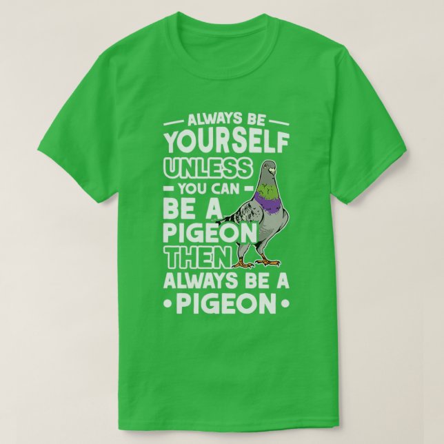 T-shirt Porte-cadeau Pigeon Fancier 4 (Design devant)