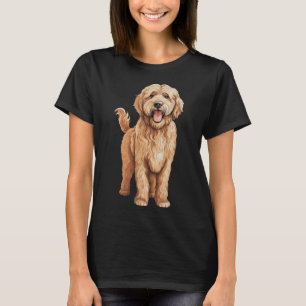 T-shirt Porte-chien extraordinaire amant doré endoodle
