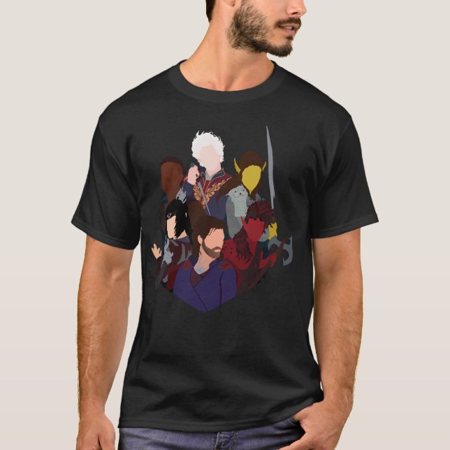 T-shirt Porte De Baldur 3 - Dd (Devant)