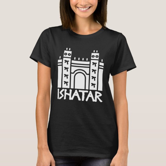 T-shirt Porte d'Ishtar Babylon Mesopotamia Akkad Archéolog (Devant)