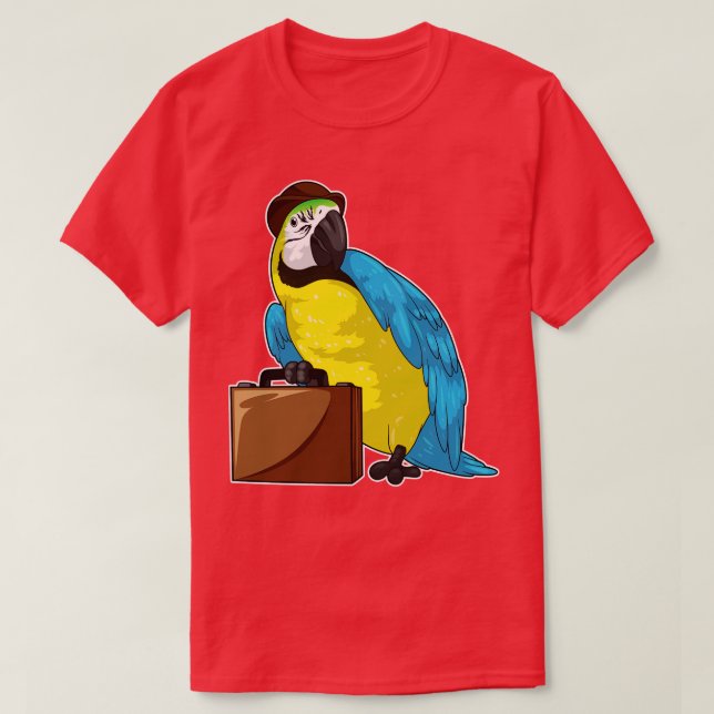 T-shirt Porte-documents Parrot Business (Design devant)