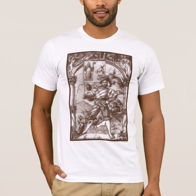 T-shirt Porte-drapeau de Landsknecht (Devant)