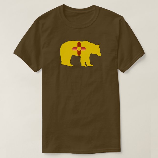 T-shirt Porte-drapeau du Nouveau-Mexique (Design devant)
