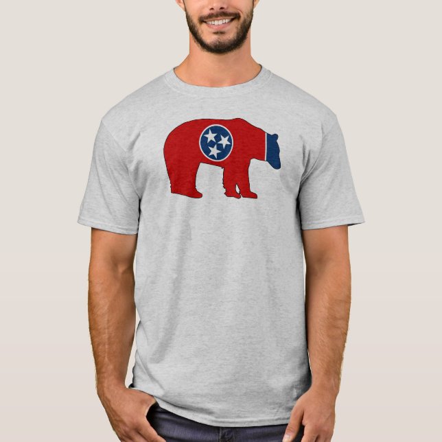 T-shirt Porte-drapeau du Tennessee (Devant)