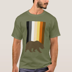 T-shirt Porte-drapeau Gay Bear Pride