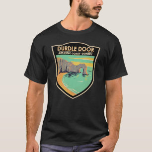 T-shirt Porte Durdle Sur La Côte Jurassique Du Dorset En A