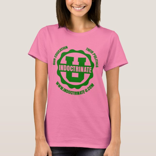 T-shirt porte-logos pour dames (Devant)
