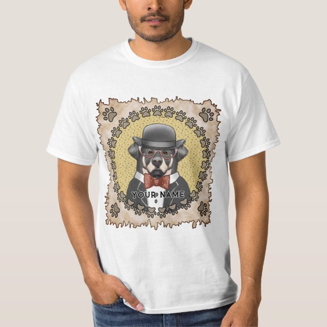 T-shirt porte-lunettes Rottweiler (Devant)