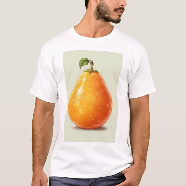 T-shirt Porte orange (Devant)