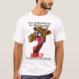 T-shirt Porte-parole/dinde de boeuf