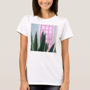 T-shirt Porte rose