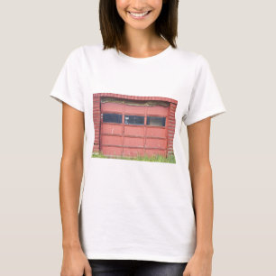 T-shirt Porte rouge de garage