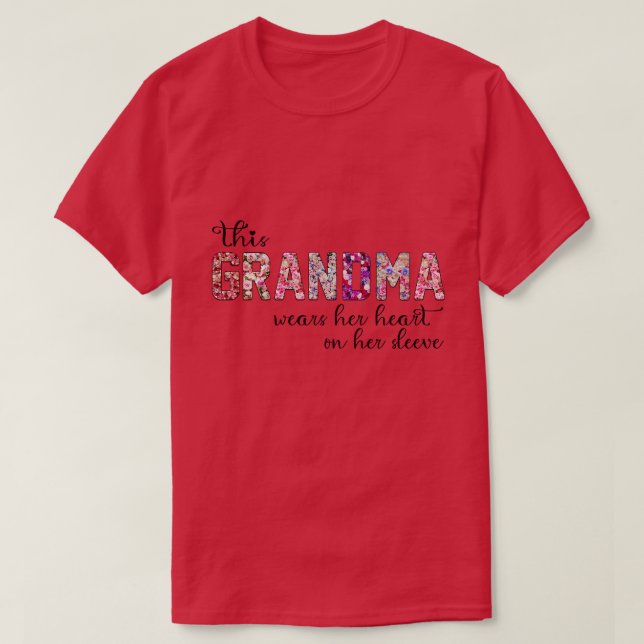 T-shirt Porte Son Coeur Sur Ses 13 (Design devant)