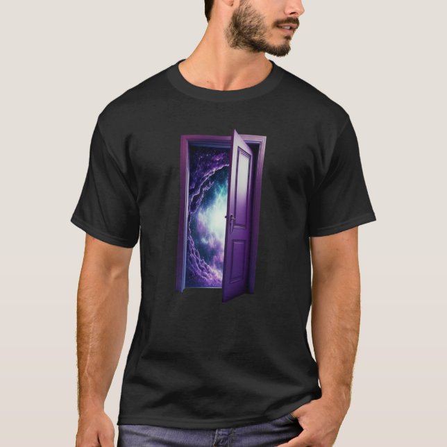 T-shirt Porte spatiale de l'univers (Devant)
