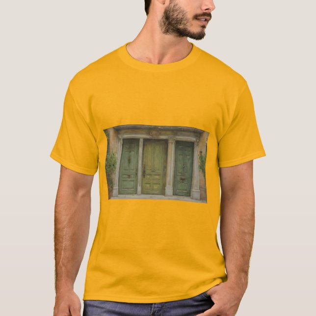 T-shirt Porte verte étrange (Devant)