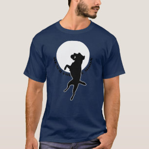 T-shirt Portée de Jack Russell Terrier pour la lune