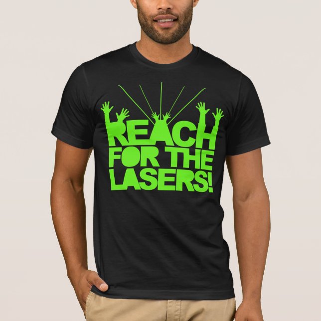 T-shirt Portée pour les lasers (Devant)