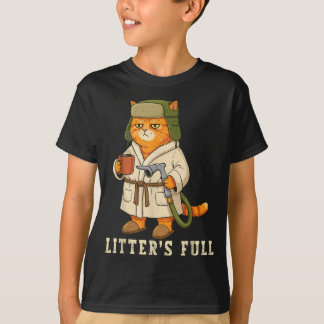 T-shirt Portées Plein Chat Drôle Noël Gpy Pour Chat