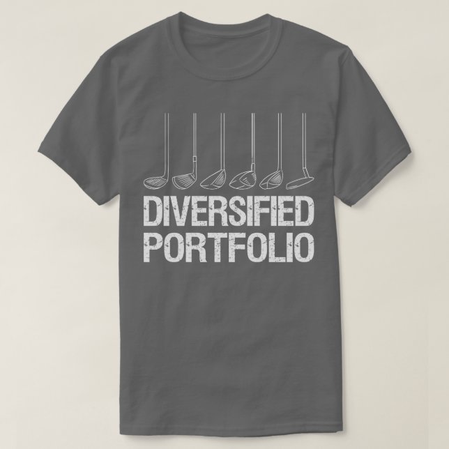 T-shirt Portefeuille diversifié de golf III (Design devant)