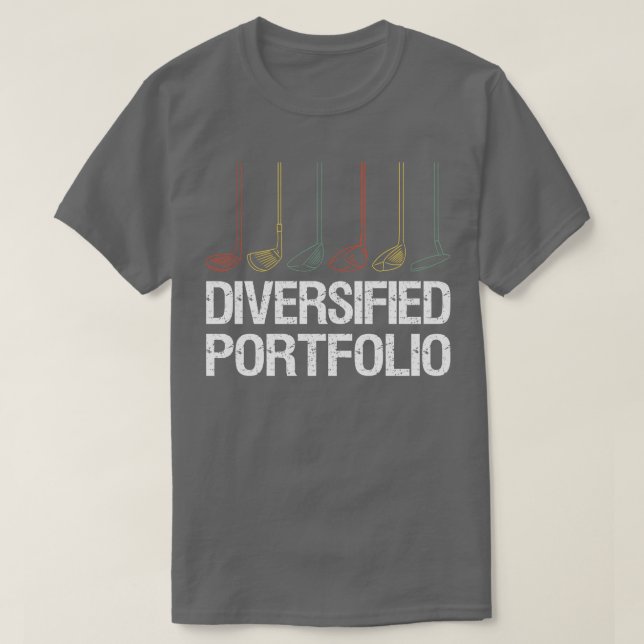 T-shirt Portefeuille diversifié de golf IV (Design devant)