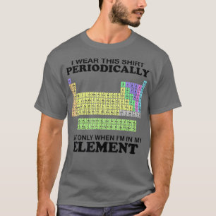 T-shirt Porter Ce Élément Périodique Dans Le Tableau Pério
