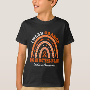 T-shirt Porter de l'orange pour la Leucémie de la belle-mè