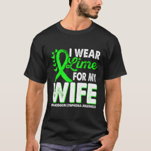 T-shirt Porter la chaux verte pour la sensibilisation non