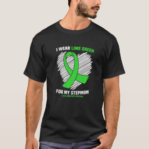 T-shirt Porter la chaux verte pour ma moelle épinière