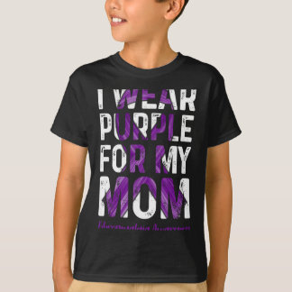 T-shirt Porter le violet pour ma mère - Sensibilisation à