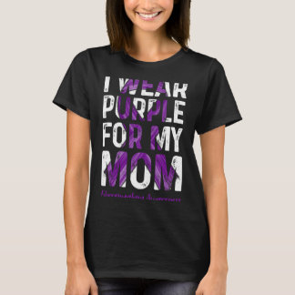 T-shirt Porter le violet pour ma mère - Sensibilisation à