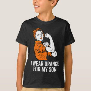 T-shirt Porter L'Orange Pour Mon Fils Mois De Sensibilisat