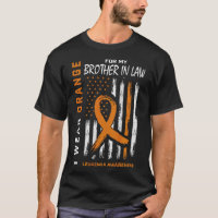 Porter Orange Brother En Droit Leucémie Sensibilis