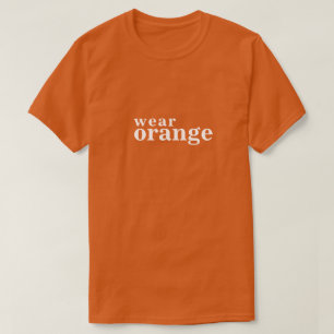 T-shirt porter orange #wearorange