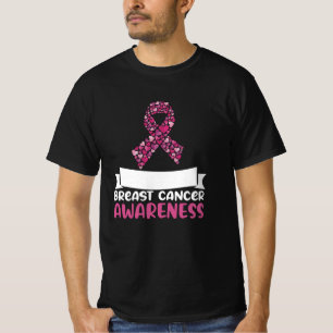 T-shirt Porter Rose Famille Correspondant Cancer du sein S
