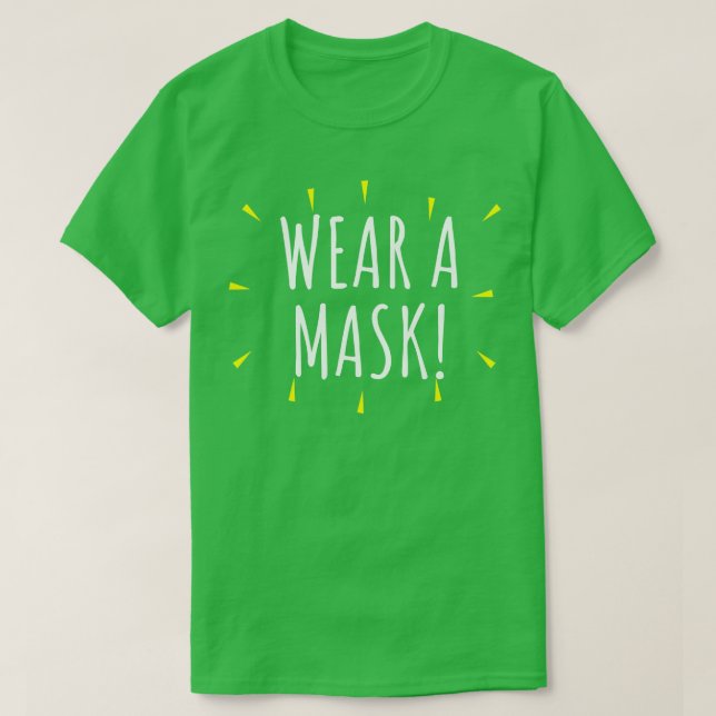 T-shirt Porter un masque (Design devant)