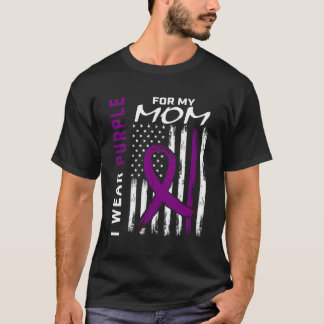 T-shirt Porter une maman violette Detia Alzheimers Sensibi