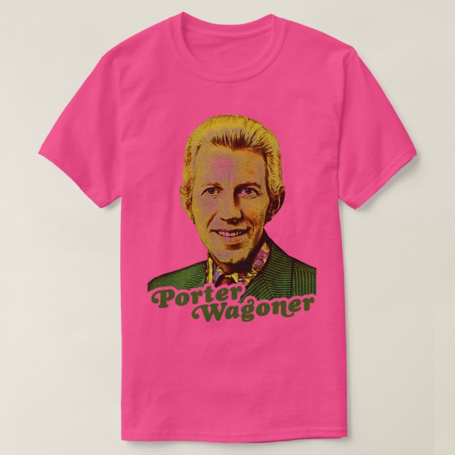 T-shirt Porter Wagoner Rétro Country Singer Fan Hommage (Design devant)
