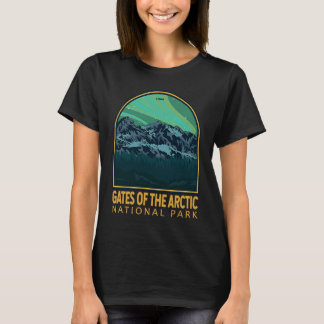 T-shirt Portes du parc national de l'Arctique Emblème Vint