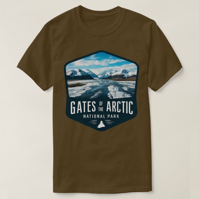 T-shirt Portes Du Parc National De L'Arctique Terre-Neuve  (Design devant)
