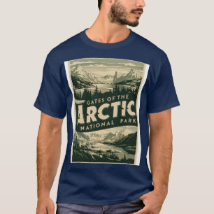 T-shirt Portes Du Parc National De L'Arctique Tirt Vintage