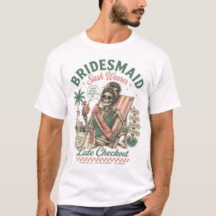 T-shirt Porteur de ceinture de demoiselle d'honneur départ