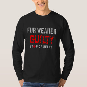 T-shirt Porteur de fourrure coupable