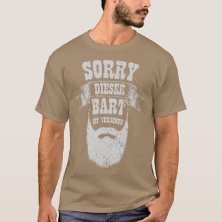 T-shirt Porteur de la barbe vintage pardonnant Cadeau 1