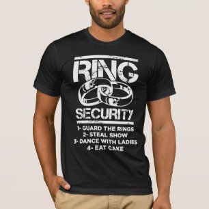 T-shirt Porteur de l'Mariage de la ceinture de sécurité
