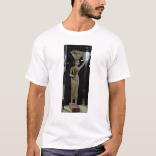 T-shirt Porteur femelle des offres portant une eau