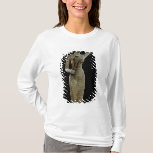 T-shirt Porteur femelle des offres portant une eau