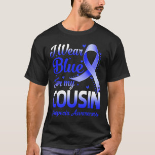 T-shirt Portez Bleu Pour Mon Cousin Alopecia Sensibilisati